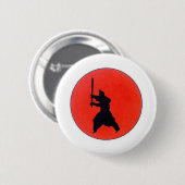 Badge Arrondi Japonais Bushido 6 Cm (Devant & derrière)