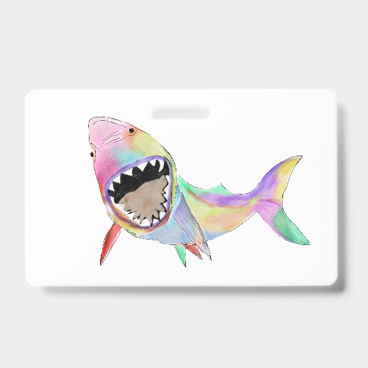 Badge Art de requin (Avant)