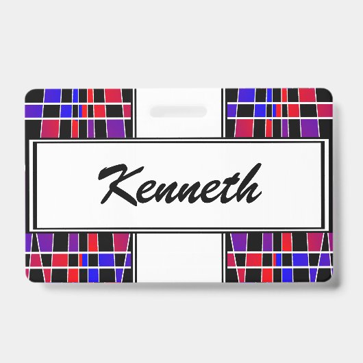 Badge Art déco "fracturé" par Kenneth Yoncich (Avant)