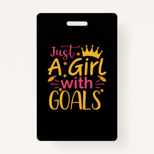 Badge Art   Juste Une Fille Avec Des Objectifs