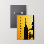 Badge Artemis II vers la plateforme de lancement (Recto/Verso)