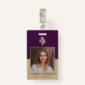 Badge Articles promotionnels élégants pour votre entrepr (Dos avec clip)