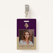 Badge Articles promotionnels élégants pour votre entrepr (Devant avec clip)