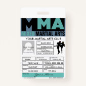 Badge Arts martiaux mélangés (Dos)