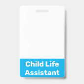 Badge Assistant de vie de l'enfant (Arrière)