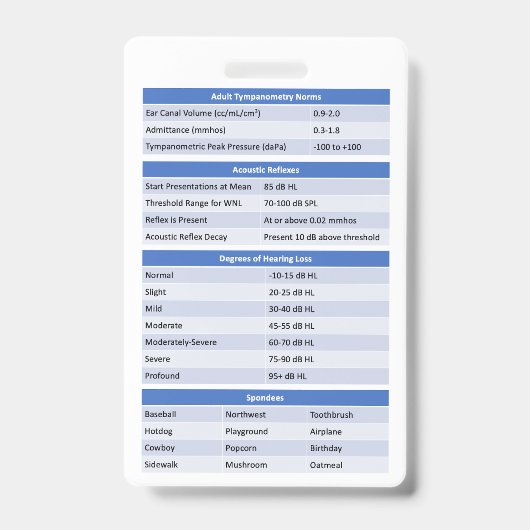 Badge Audiologie Buddy/Badge de référence (Avant)