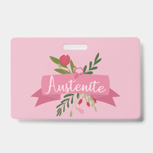 Badge Austénite II (Avant)