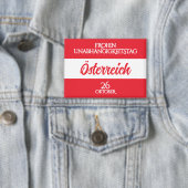 Badge Autriche Fête de l'Indépendance drapeau national a (Insitu)