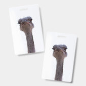 Badge autruche (Front & Back)