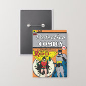 Badge Avec Agrafe Dessins de détective #38 (Recto/Verso)