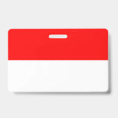 Badge avec le drapeau de l'Indonésie (Arrière)