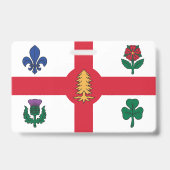 Badge avec le drapeau de Montréal (Arrière)