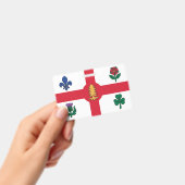 Badge avec le drapeau de Montréal (Manuel / portable)