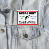 Badge AVGAS / carburant 100LL uniquement (Insitu)