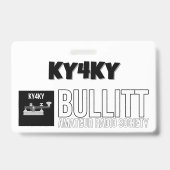 Badge B.A.R.S KY4KY Club Insigne membre (Back)