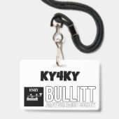Badge B.A.R.S KY4KY Club Insigne membre (Back with Lanyard)