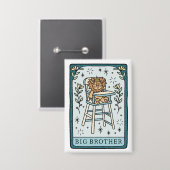 Badge Baby shower Tarot Big Brother (Recto/Verso)
