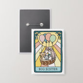 Badge Baby shower Tarot Grande Soeur (Recto/Verso)
