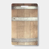 Badge Bachelor Party Rustic VIP Pass (Back)