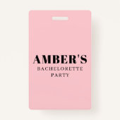 Badge Bachelorette Venmo Code QR Acheter La Mariée Un Ve (Dos)