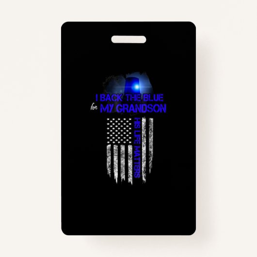 Badge Back Blue Apparel (Devant)