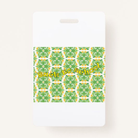 Badge Back to school (Devant)