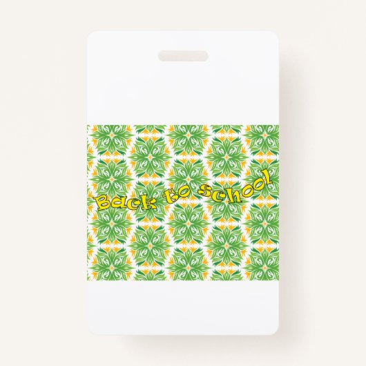 Badge Back to school (Dos)