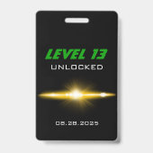 Badge Bade de préférence du contrôleur vert du jeu vidéo (Dos)