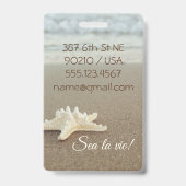 Badge/Bagagelabel Badge (Achterkant)