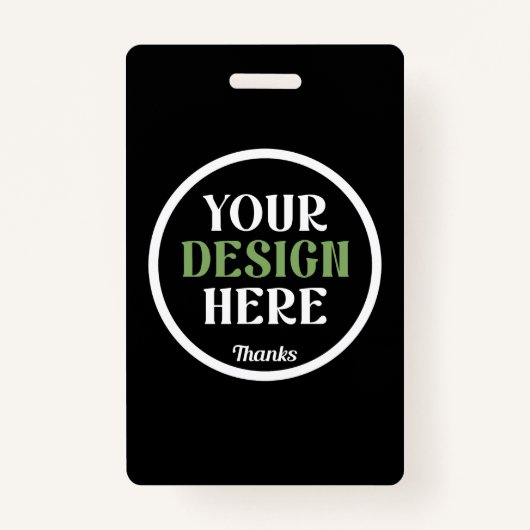 Badge baiser personnalisé, unique, élégant et minimalist (Devant)