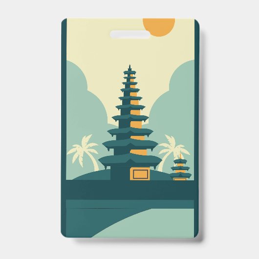 Badge Bali Indonésie (Avant)