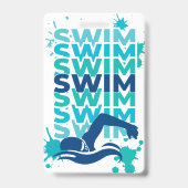 Badge Balise de baguette de la prière d'un athlète (Arrière)