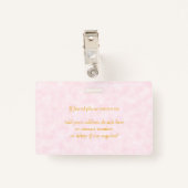 Badge Balise de nom d'entreprise Babysitter Cute Penguin (Dos avec clip)