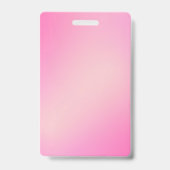 Badge Balise de nom QRcode personnalisée rose (Arrière)