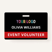 Badge Balise de reconnaissance volontaire personnalisée  (Dos)