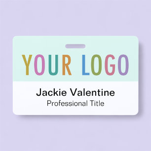 Badge Balise d'identification de travail du logo horizon