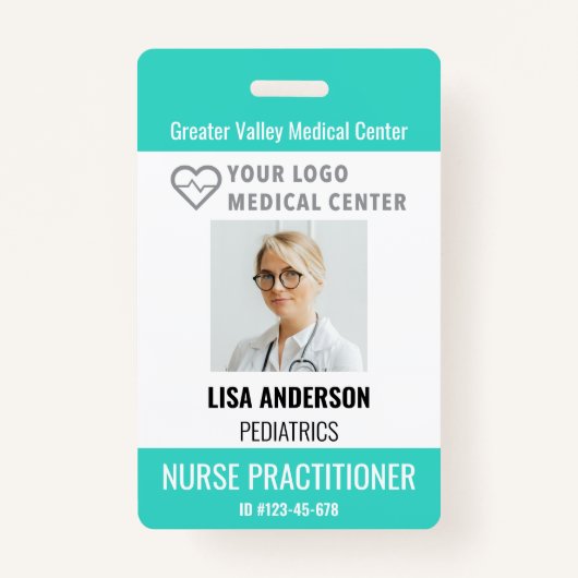 Badge Balise d'identification personnalisée - Hôpital No (Devant)