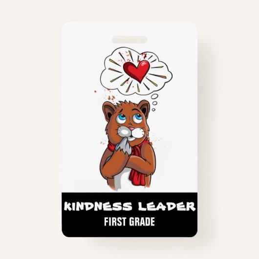 Badge Balise d'insigne de la passe de Kindness Leader En (Devant)