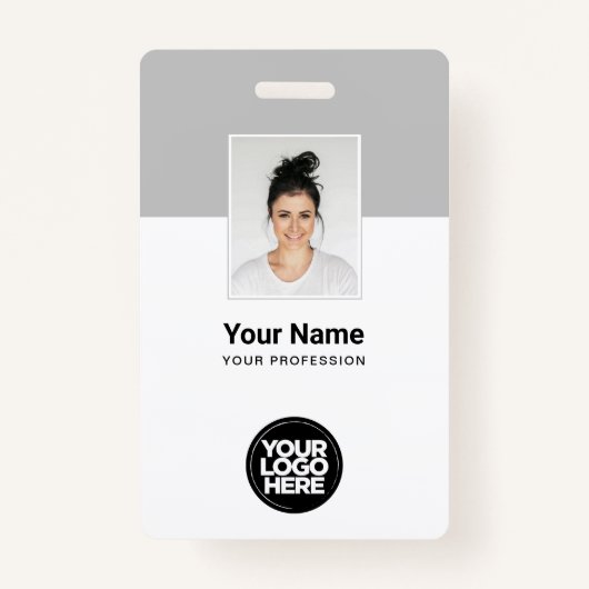 Badge Balises de nom d'employé d'entreprise personnalisé (Devant)