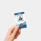 Badge Balises de nom d'employé personnalisé (Manuel / portable)