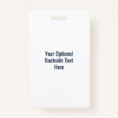 Badge Balises de surfer personnalisées (Dos)