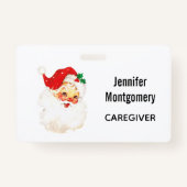 Badge Ballons à air chaud mignon avec aquarelle à ours (Devant)