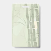 Badge Bambou vert (Arrière)