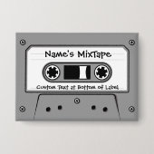 Badge Bande audio grise cassette (Recto)