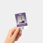 Badge Bande de logo d'entreprise personnalisée Code-barr (Manuel / portable)