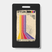 Badge Bande Rétro Vintage (Arrière)