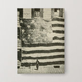 Badge Bannière étoilée : drapeau américain à l'écran (Recto)