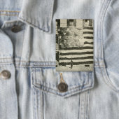 Badge Bannière étoilée : drapeau américain à l'écran (Insitu)