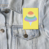 Badge Barbe à papa arc-en-ciel (Insitu)