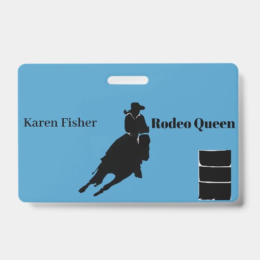 Badge Barrel Racer (Avant)